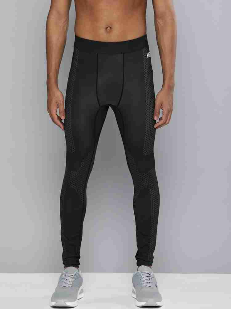 HRX by Hrithik Roshan Solid Men Grey Tights - Buy HRX by Hrithik Roshan  Solid Men Grey Tights Online at Best Prices in India