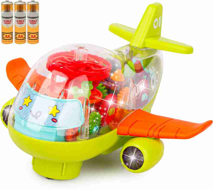Electric outlet airplane toy