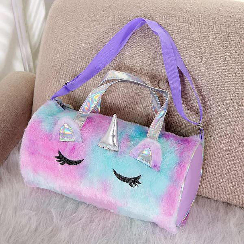 Flipkart AMANVANI Kids Unicorn Plush Duffel Bags for Boys Girls Multipurpose Travel Duffel Bag Multipurpose Bag Multipurpose Bag