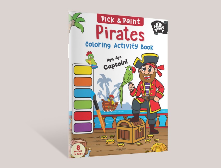 Pick And Paint Coloring Activity Book