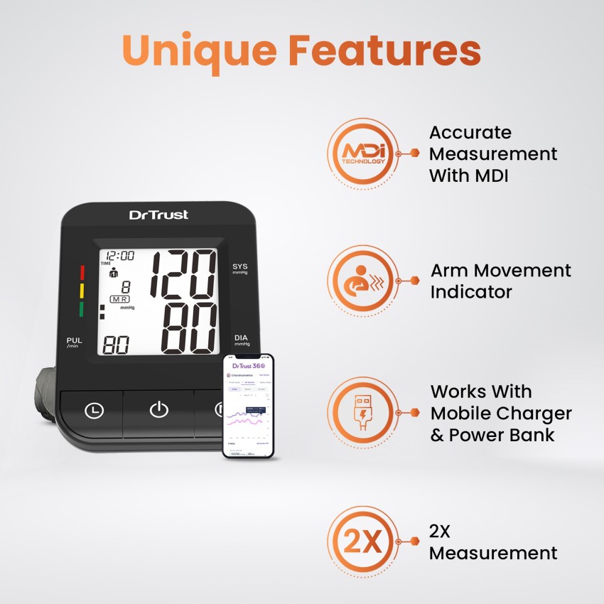 Dr Trust Digital Blood Pressure Monitor Apparatus & Testing