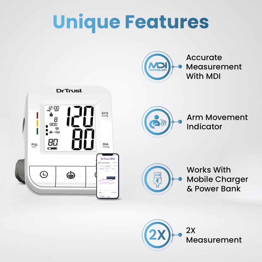 Dr. Trust BP110 BP Machine  FDA and CE Approved Digital BP