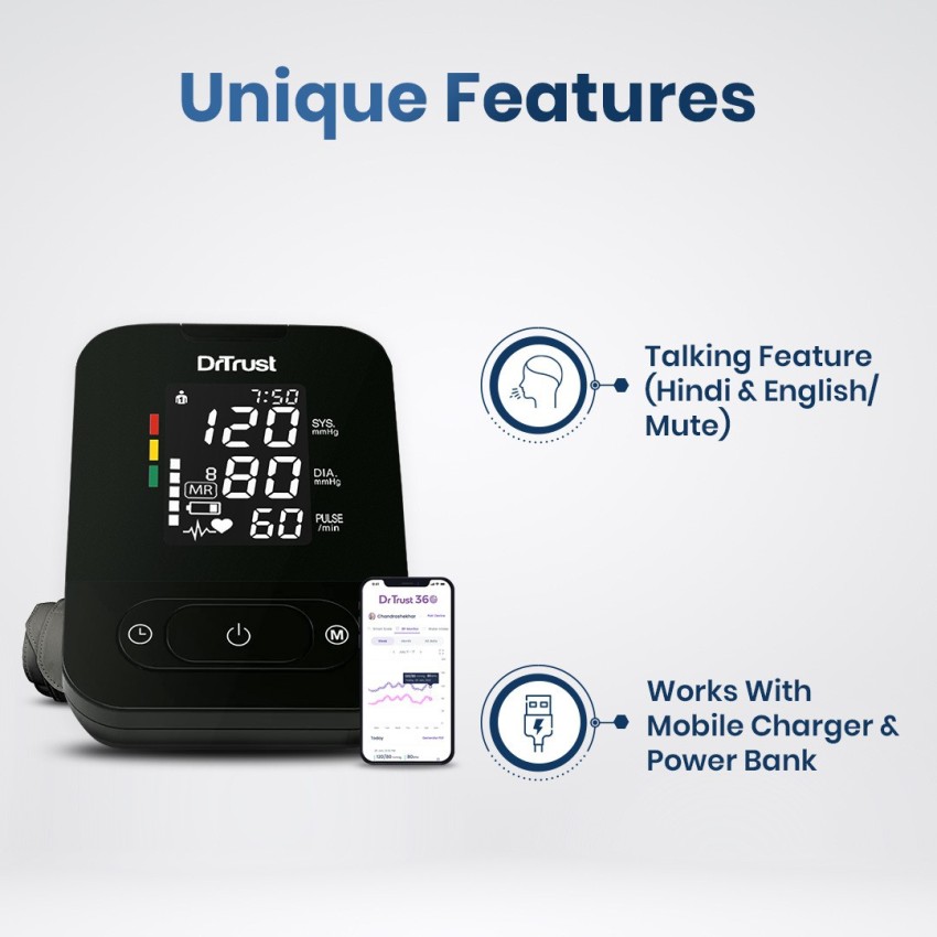 Dr Trust Digital Blood Pressure Monitor Apparatus & Testing