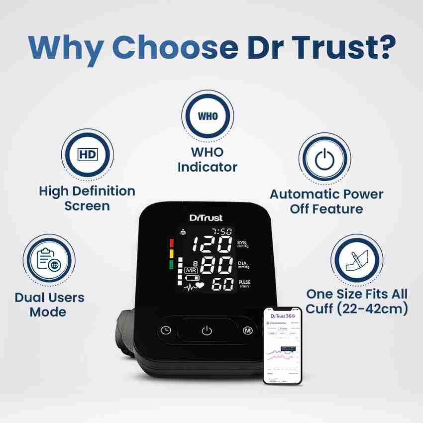 Dr. Trust USA SmartHeart BP Machine Automatic digital TALKING