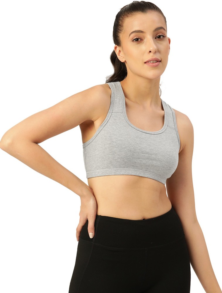 Champion Sports Bra Scoop Neck Plus Size Soft Touch Women's Removable Cups  1x-3x 