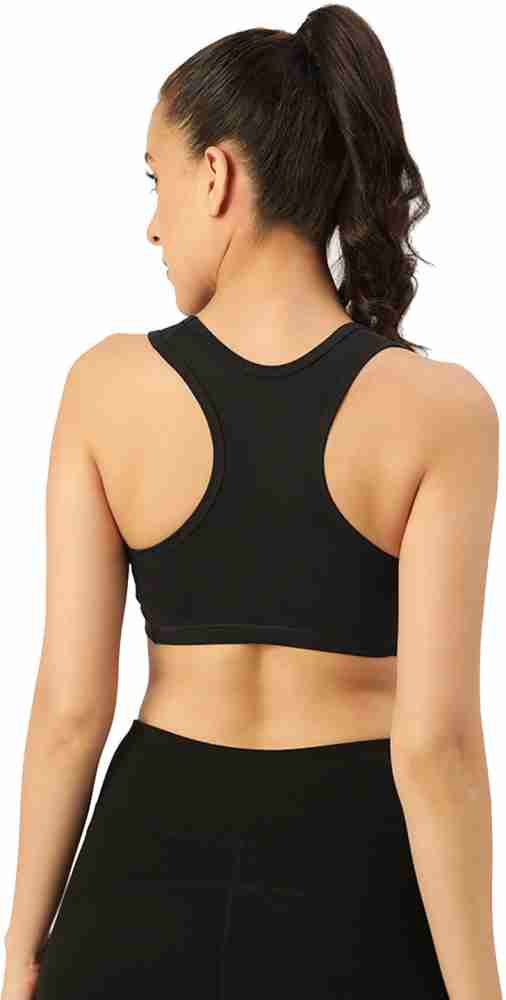 LEADING LADY SPB-4101-BLACK Women Sports Non Padded Bra - Buy LEADING LADY  SPB-4101-BLACK Women Sports Non Padded Bra Online at Best Prices in India