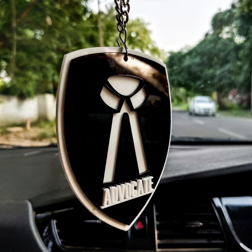 Tripti Products Advocate/Lawyer Sign Customized Car Hanging Ornament  (Material-Acrylic) 10.5X8cm Car Hanging Ornament Price in India - Buy  Tripti Products Advocate/Lawyer Sign Customized Car Hanging Ornament  (Material-Acrylic) 10.5X8cm Car Hanging