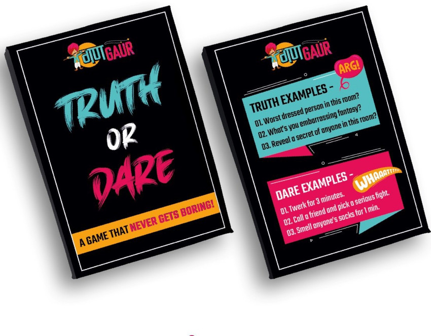 TruthOr Dare For Couples 50 Questions And Challenges Sexy Date Night Card  Game For Couple Naughty