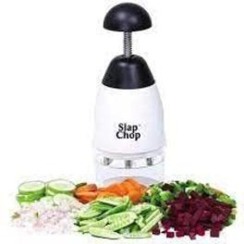 Manual Food Chopper, Hand Chopper Dicer, Easy Manual Slap Press for Fruits,  Vegetables, Onion, Guacamole, Salsa Maker stainless Steel 