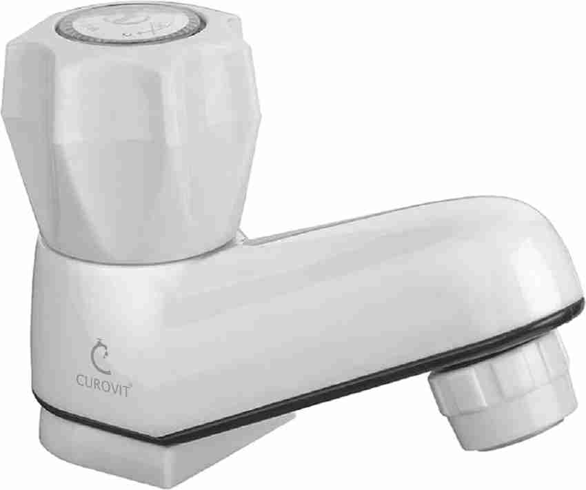Plastic tap for shop washbasin