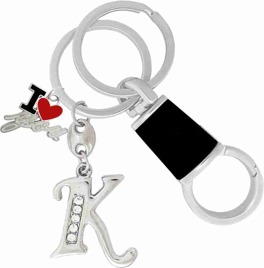 Fancy letter k keychains on sale