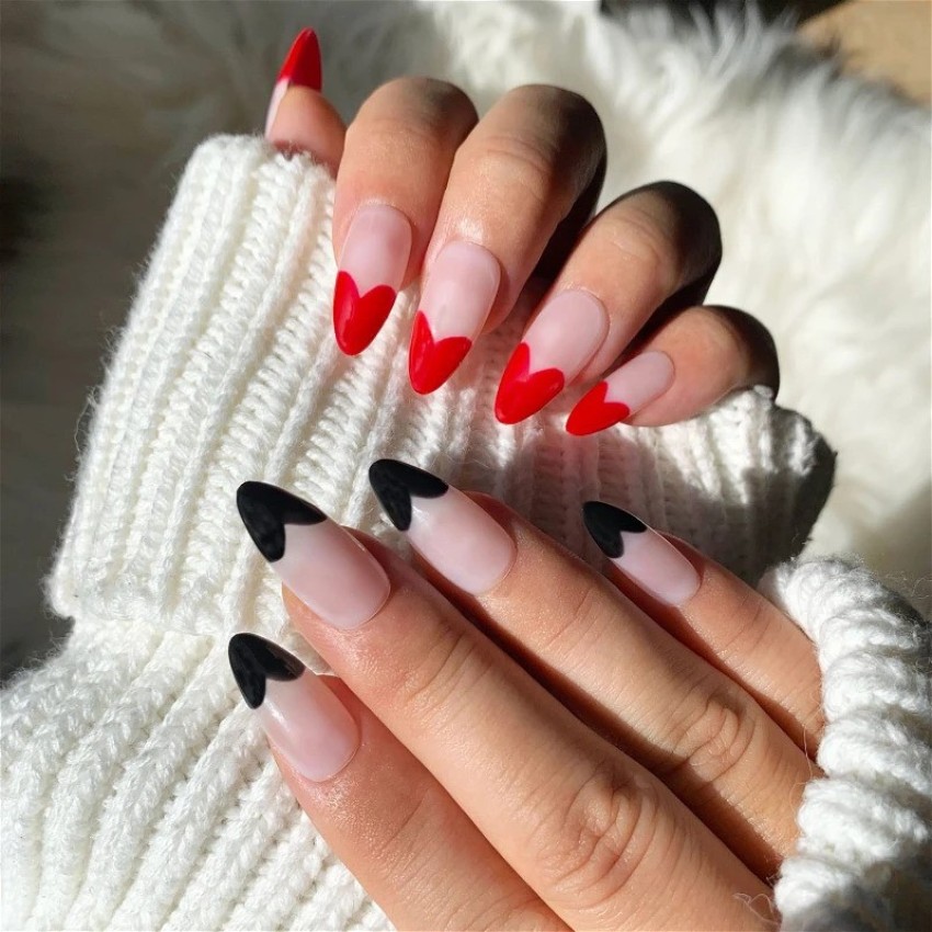 Black and Red Nails in 2024: Exploring 5 Trends for Edgy Elegance 💄💋 | by  Nailkicks | Medium