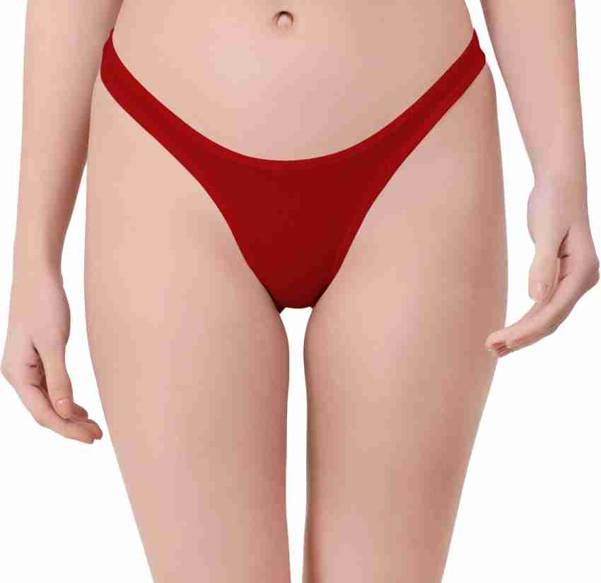 Buy THE BLAZZE Women Thong Red Panty Online at Best Prices in India