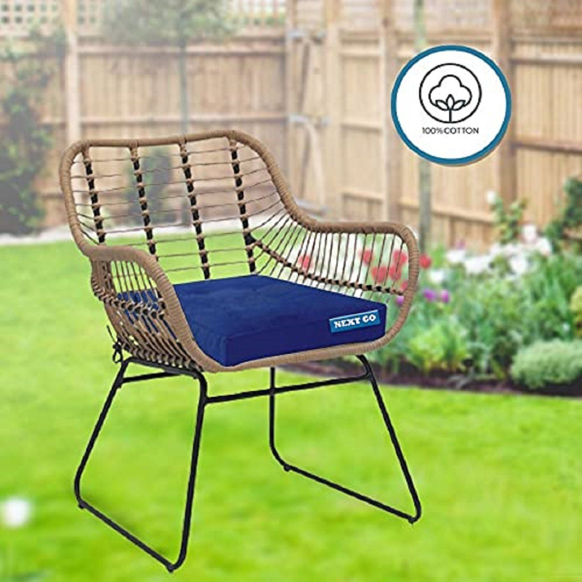 Next Go Cotton Solid Chair Pad Pack of 1