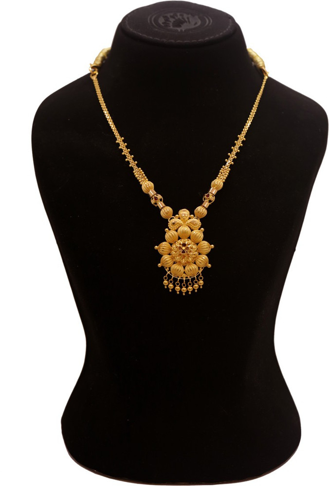 sree kumaran thangamaligai NK009 Princess Yellow Gold Precious Necklace Price in India Buy sree kumaran thangamaligai NK009 Princess Yellow Gold Precious Necklace online at Flipkart