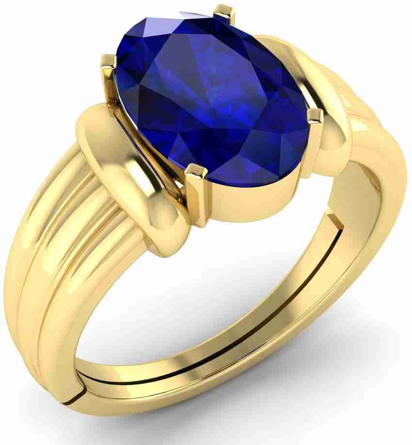 TODANI JEMS 11.25 Ratti 10.72 Carat Neelam Blue Sapphire Adjustable Ring for Men Women Brass Sapphire Ring Price in India Buy TODANI JEMS 11.25 Ratti 10.72 Carat Neelam Blue Sapphire