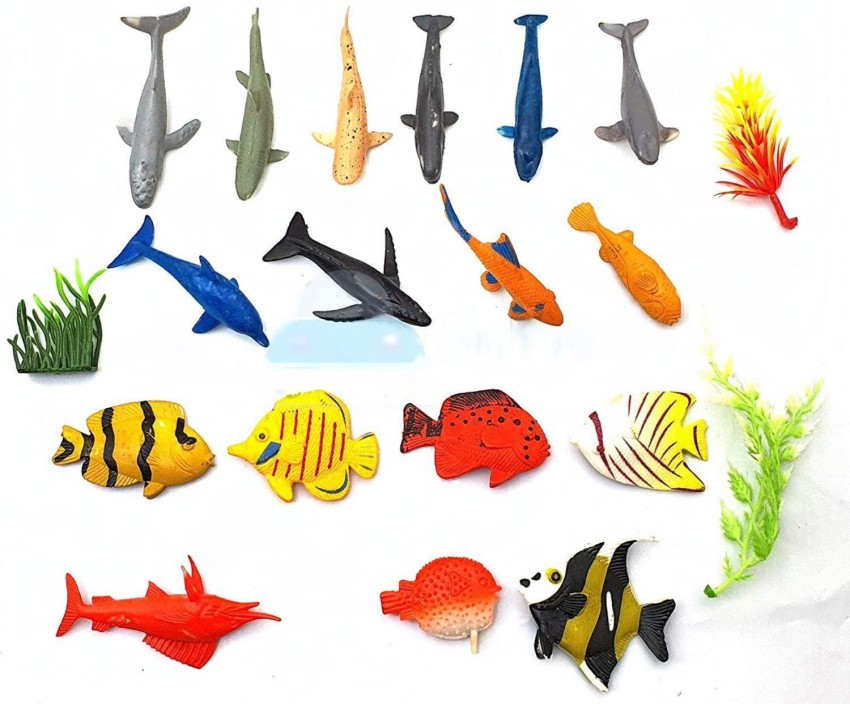 Tropical Fish World - Assorted Miniature Sea Animals for Toddlers