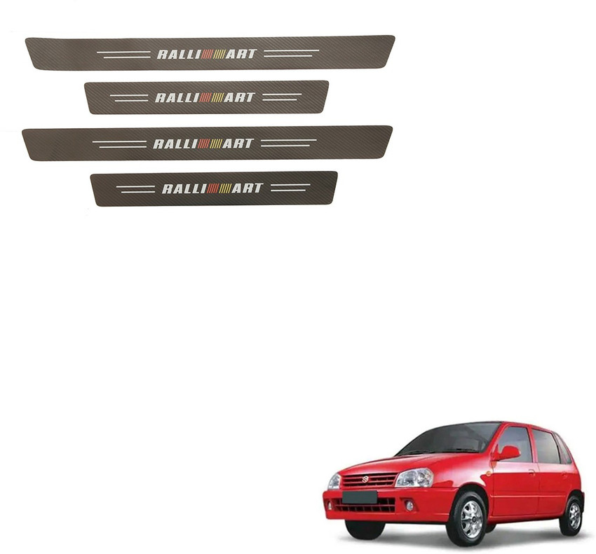 SEMAPHORE Decorative Carbon Sticker RALLIART Design For Maruti Zen Door Sill Plate Price in India Buy SEMAPHORE Decorative Carbon Sticker RALLIART Design For Maruti Zen Door Sill Plate online at Flipk...