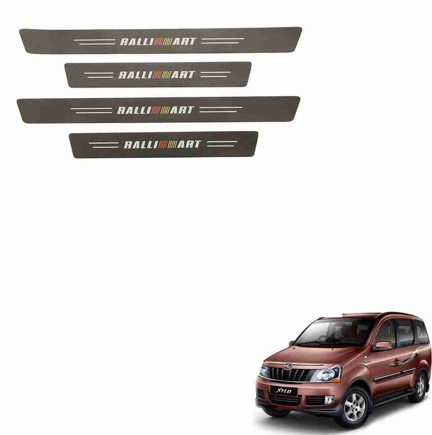 SEMAPHORE Decorative Carbon Sticker RALLIART Design For Mahindra