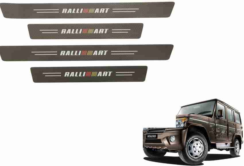 SEMAPHORE Decorative Carbon Sticker RALLIART Design For Mahindra