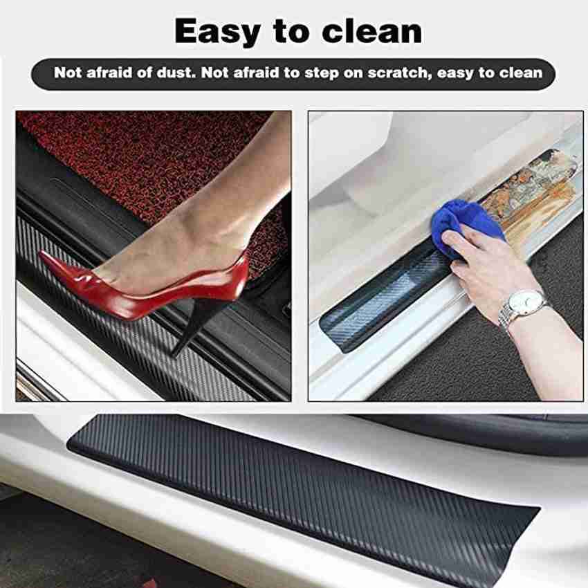 Carbon door sill stickers deals