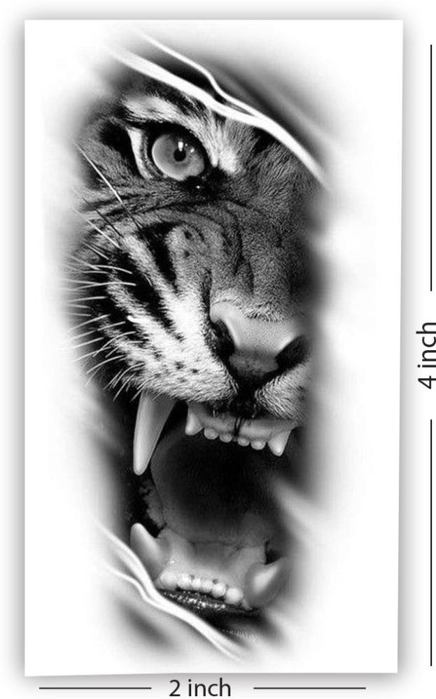 White Tiger Face Tattoo Design Stock Vector Royalty Free 1621421641   Shutterstock