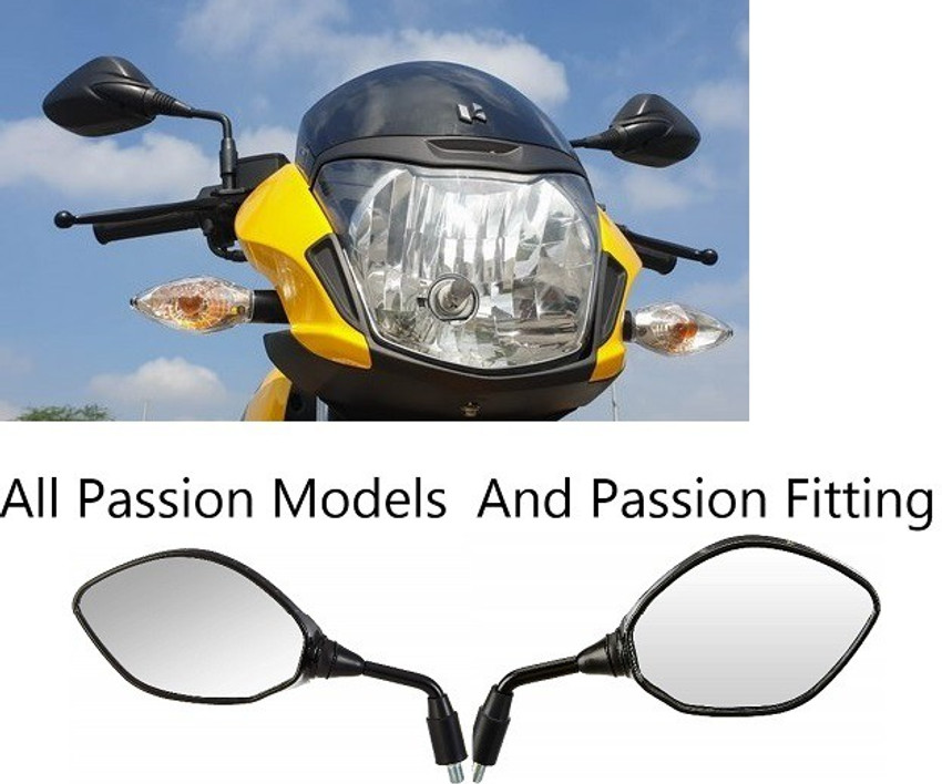 Hero honda passion discount pro side mirror price