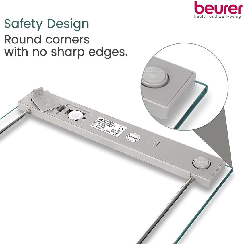 Buy Beurer GS 206 Squares Digital bathroom scales Weight range=150