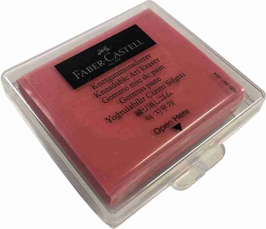 Faber-Castell FC185698 Pink Pearl Eraser Pencil - 2 count