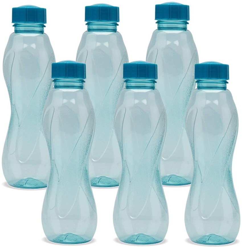 Skyplex Crystal clear Plastic Fridge Water Bottles For School