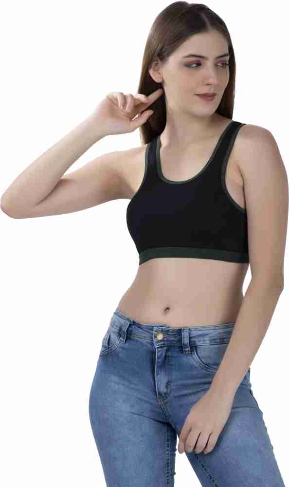 FEMULA Women Sports Non Padded Bra - Buy FEMULA Women Sports Non Padded Bra  Online at Best Prices in India