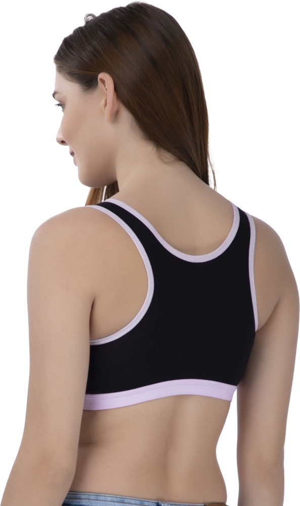 Buy FEMULA MARY Cotton Lycra Grey Sports Vest Bra for Girls & Women (1 Pc  Each of Colour BrightRed & WinePurple) Size 36D Online at Best Prices in  India - JioMart.