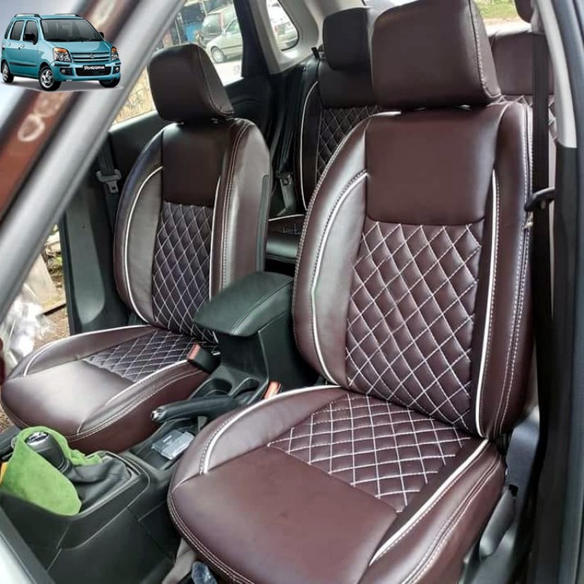 AutoSafe Leather Car Seat Cover For Maruti Wagon R 1.0 Price in