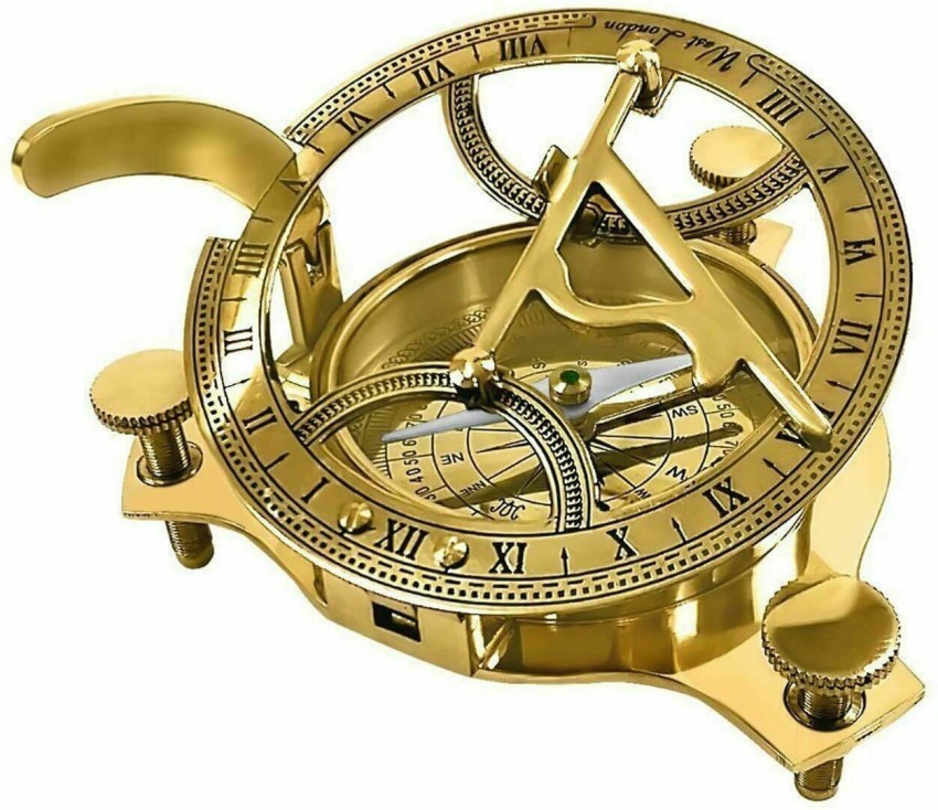 Paccific Sundial Compass - Solid Brass Sun Dial Beautiful Nautical Sundial  Compass Compass - Buy Paccific Sundial Compass - Solid Brass Sun Dial Beautiful  Nautical Sundial Compass Compass Online at Best Prices