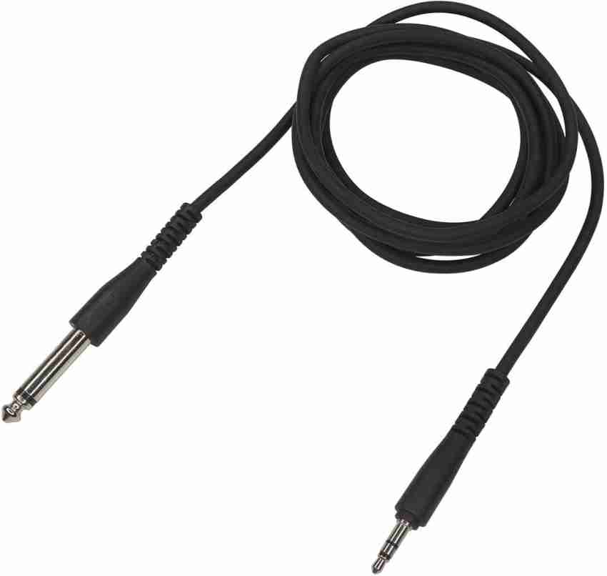 Cable de audio estereo jack 2.5 macho a jack 3.5 macho 2 M Negro