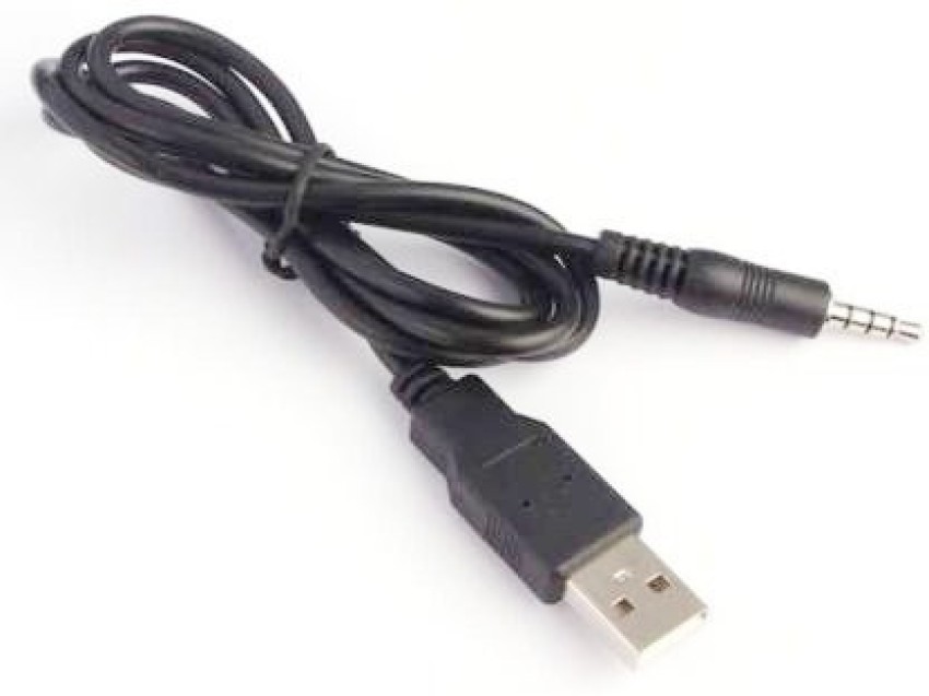 PVC USB Male Audio Adapter Aux Cable at Rs 16/piece in New Delhi