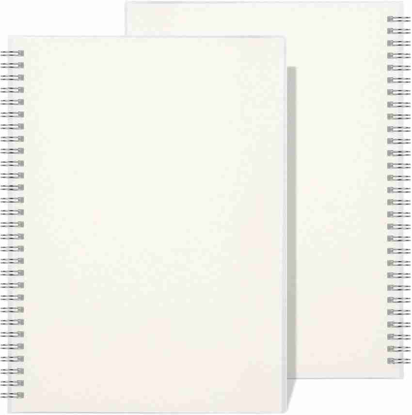 Whitelines Wirebound Notebook, Blank 9X12