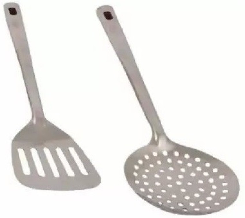 Stainless Steel Spatula kitchen Chef Egg Turner Flipper Tool 10.5