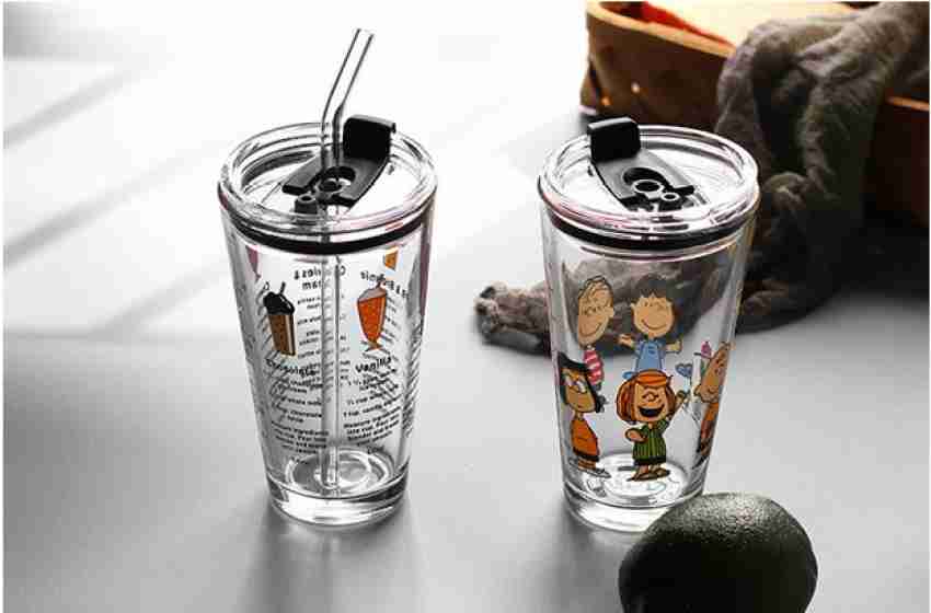 Glass Sipper with Straw Sipper for Adults Coffee Sipper with Straw Glass  Cup for Juice Tumbler