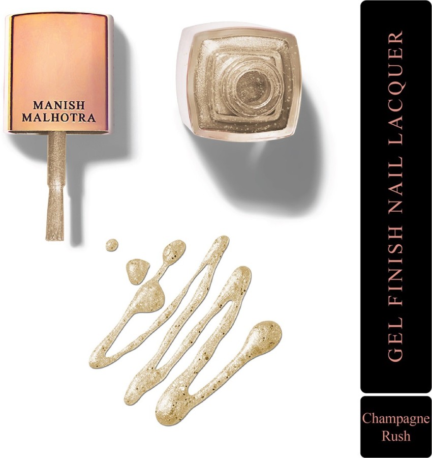 Buy Manish Malhotra Hi-Shine Gel Finish Nail Lacquer - Secret Escape (Peach  Pink Shade) Online