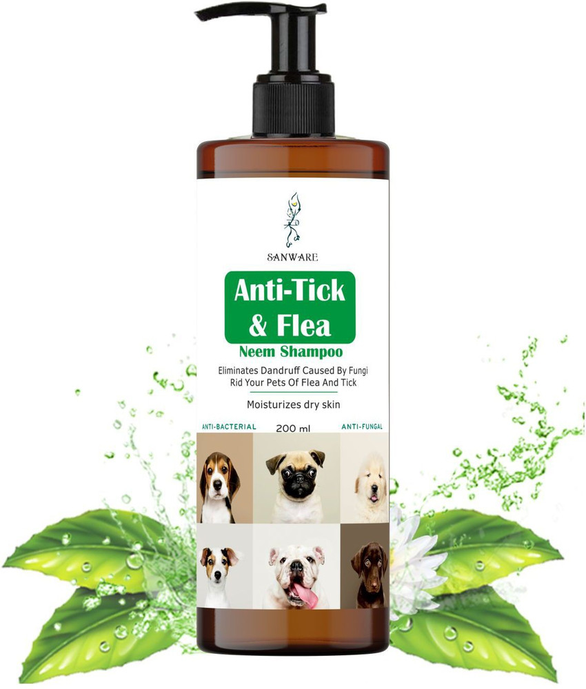 Sanware anty tack flea neem shampoo Anti fungal Flea and Tick