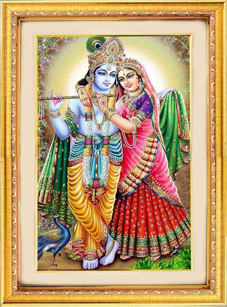Radha krishna photo clearance frame