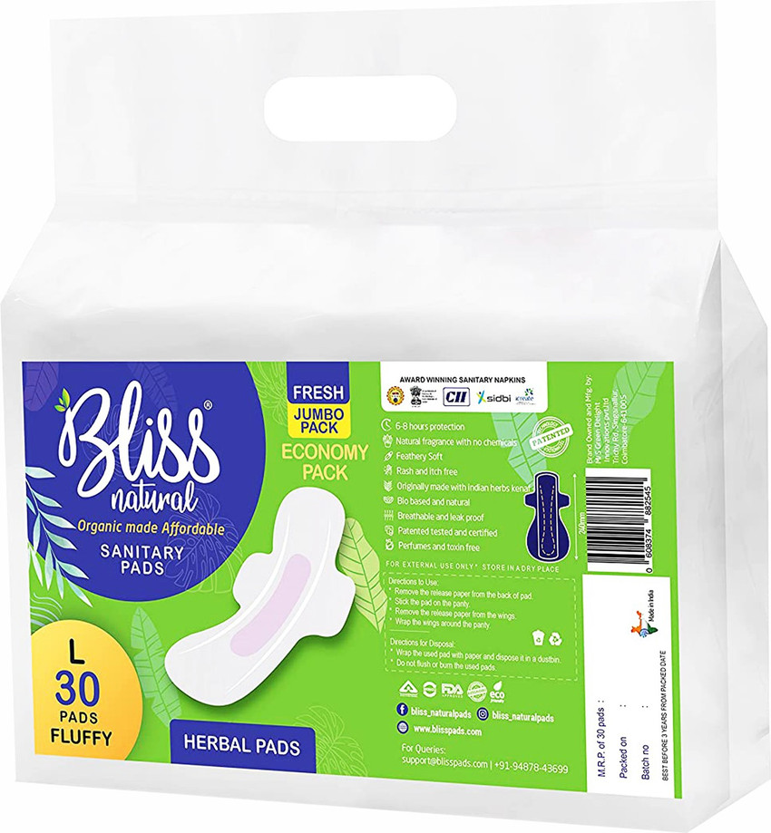 Organic sanitary store pads brands