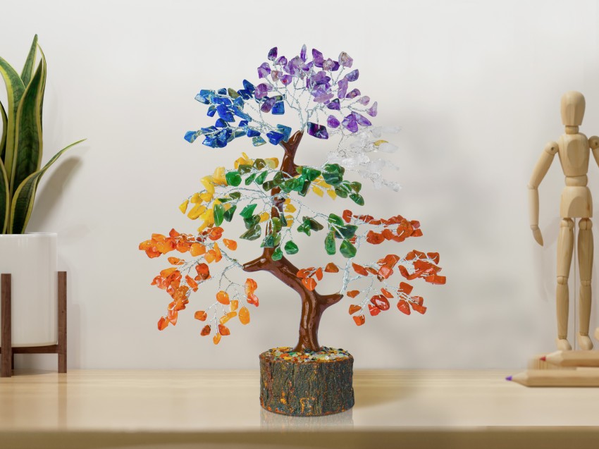 Seven Chakra Tree - Balancing Energy with Gemstone Decor The Last Monk