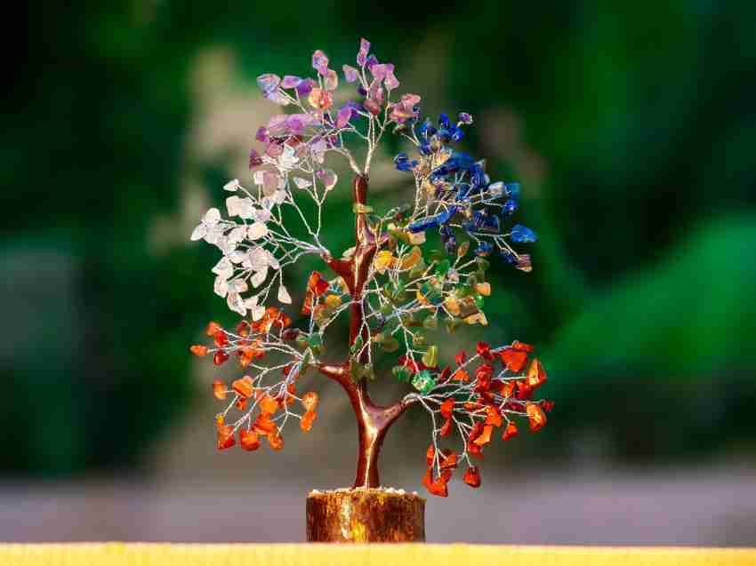 Seven Chakra Tree - Balancing Energy with Gemstone Decor The Last Monk