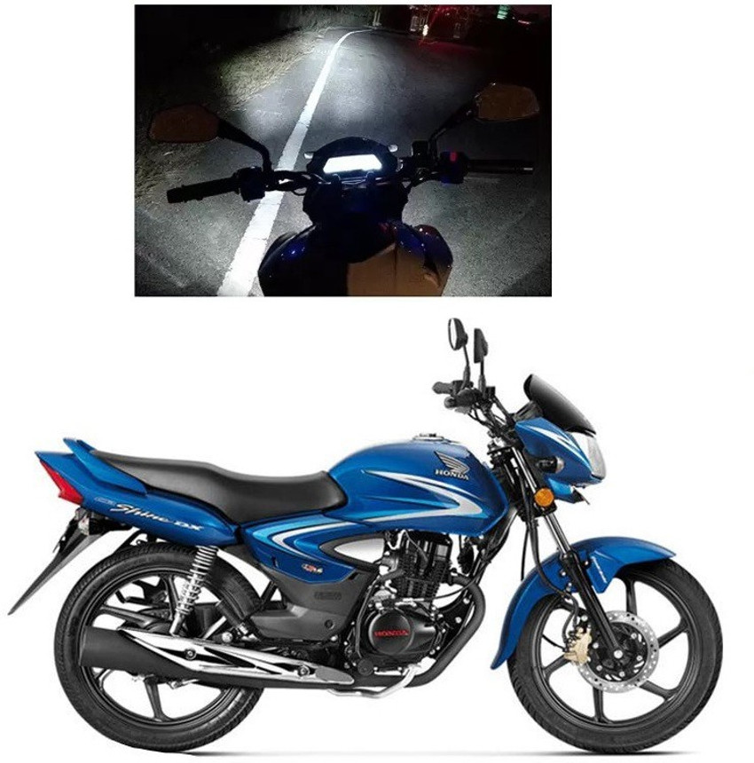 honda shine white headlight