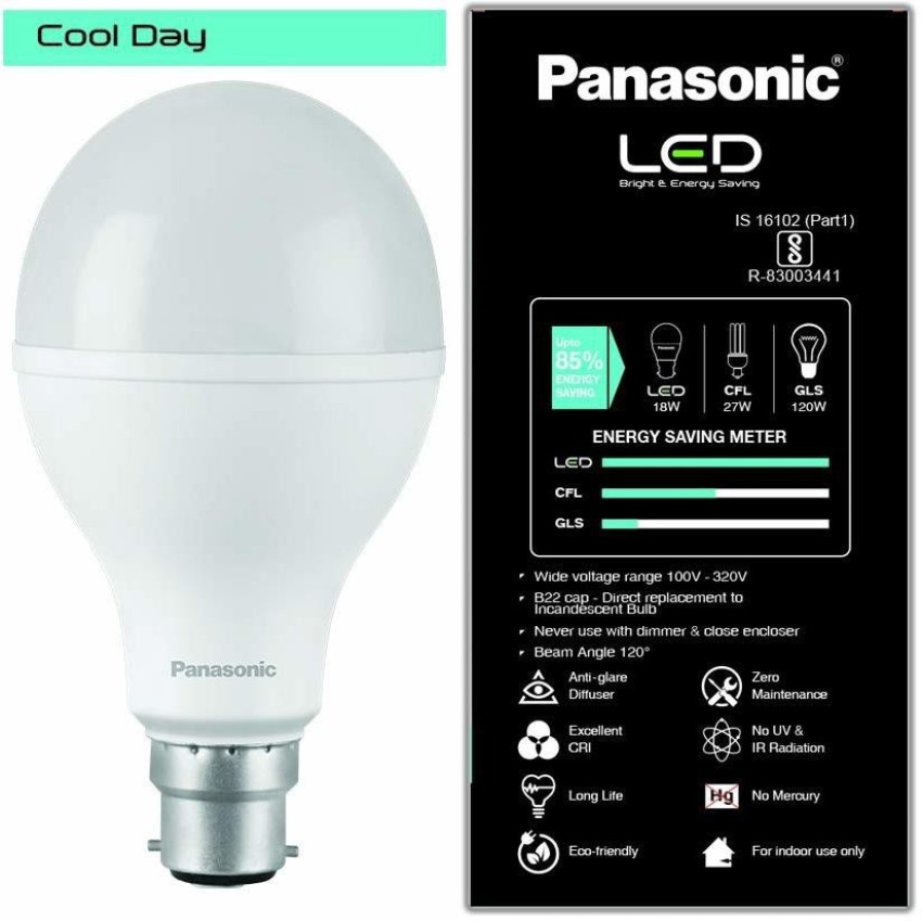 Panasonic 18 W Round B22 LED Bulb Price in India - Buy Panasonic 18 W Round  B22 LED Bulb online at