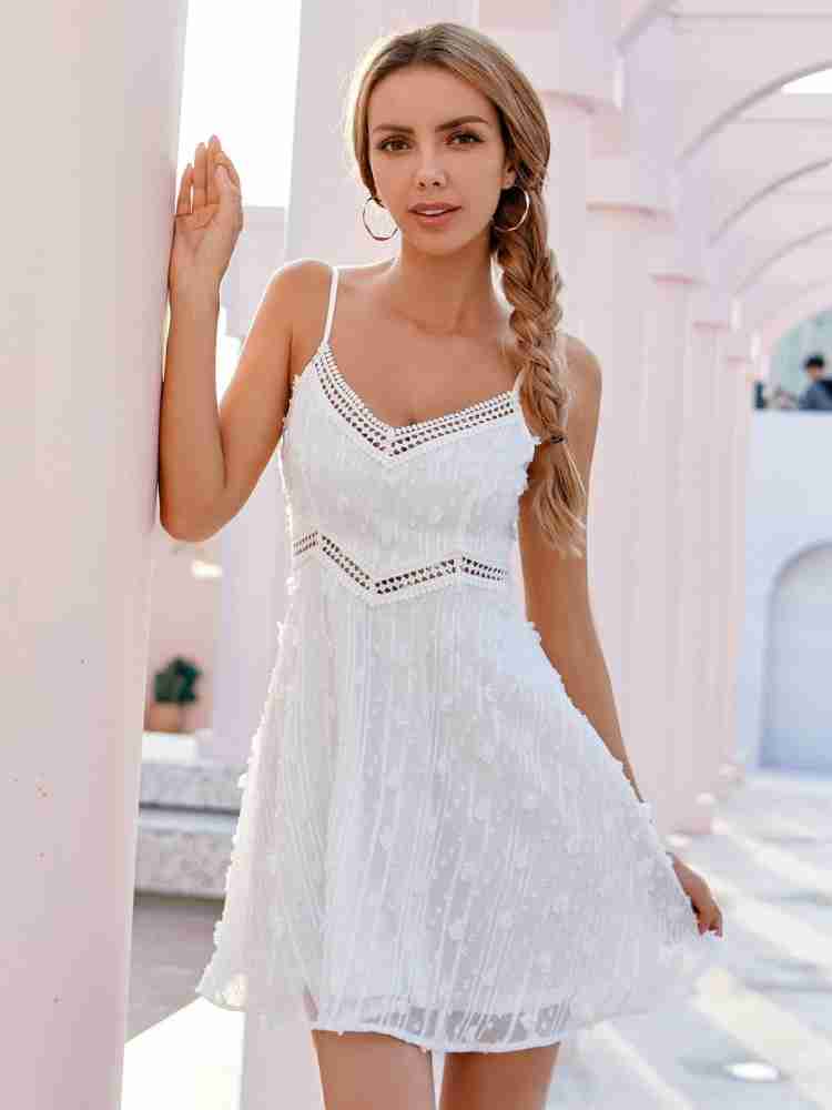 Urbanic Women Bodycon White Dress - Buy Urbanic Women Bodycon White Dress  Online at Best Prices in India