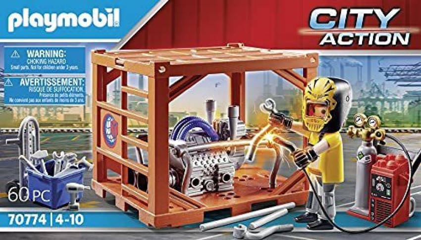 Playmobil City Action 70774 Container Manufacturer, for Children