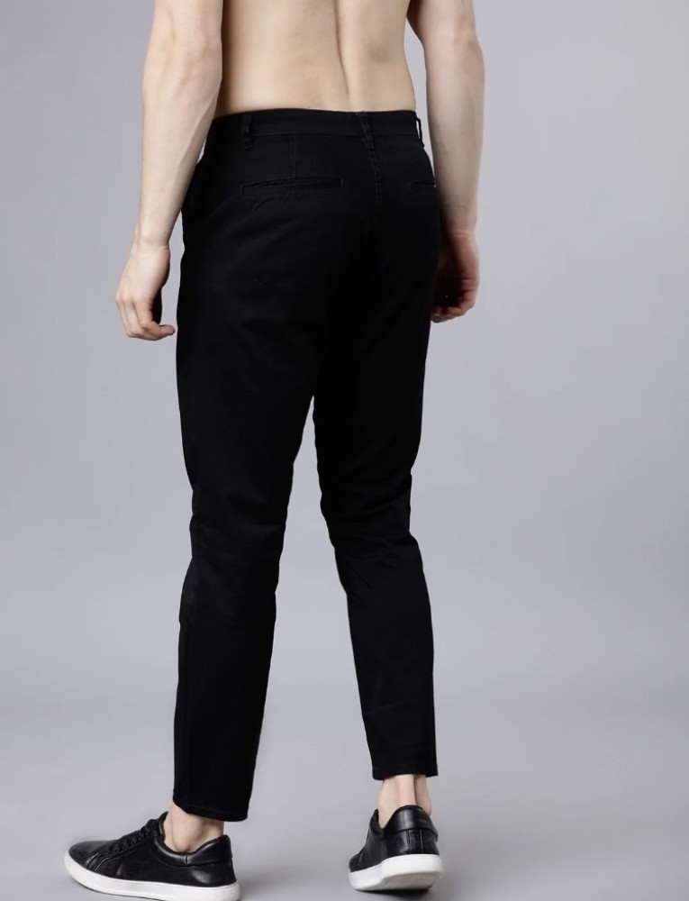 HBDesign Mens Business Fashion Slim Fit Flat Straight Shiny Black Iron Free  Pants at Amazon Mens Clothing store